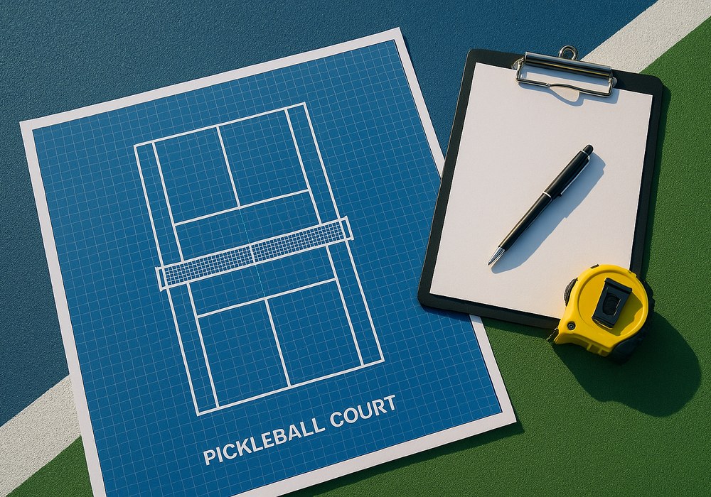 Court design planning and layout