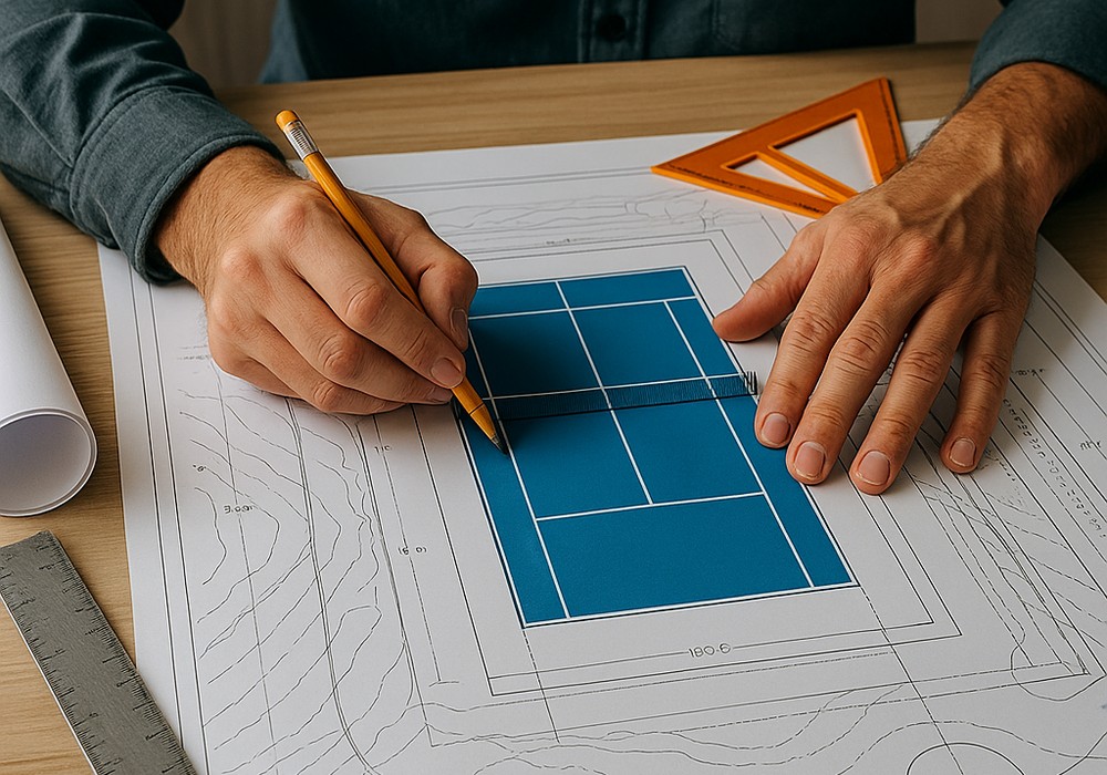 Court design, layout and engineering