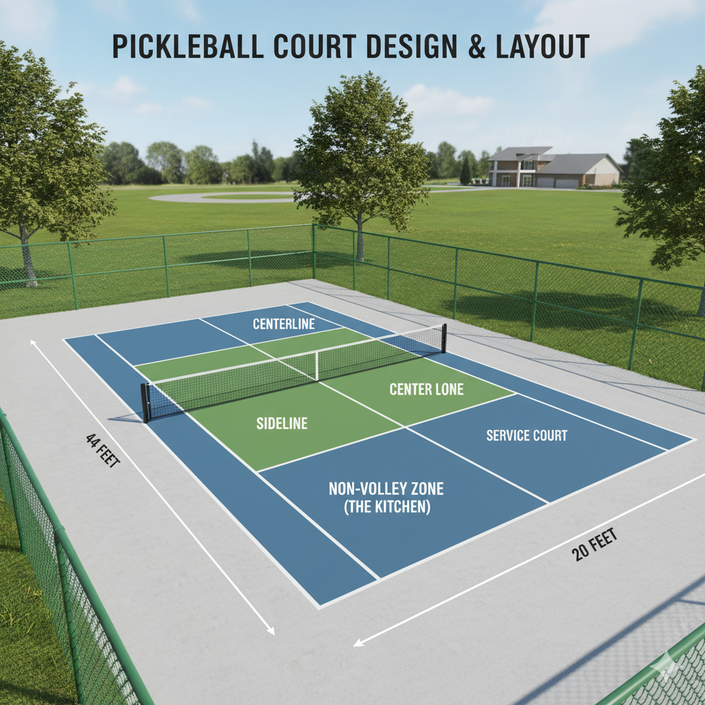 Court design, layout and engineering