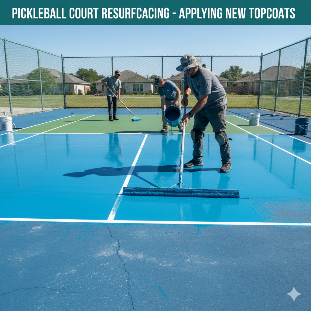 Lighting, fencing, and court coverings